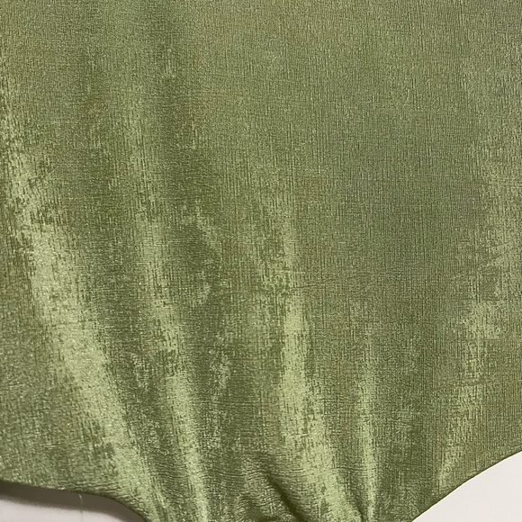 Green Wrap Around Princess Polly Top - Picture 2 of 4